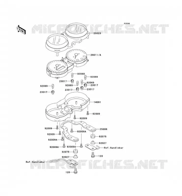 COMPTEURS Kawasaki MOTOS 650 2002 W650  EJ650-A4