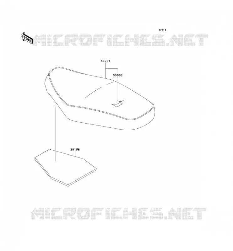 SELLE Kawasaki MOTOS 650 2002 W650  EJ650-A4