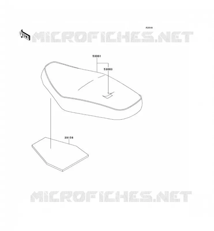 SELLE Kawasaki MOTOS 650 2002 W650  EJ650-A4
