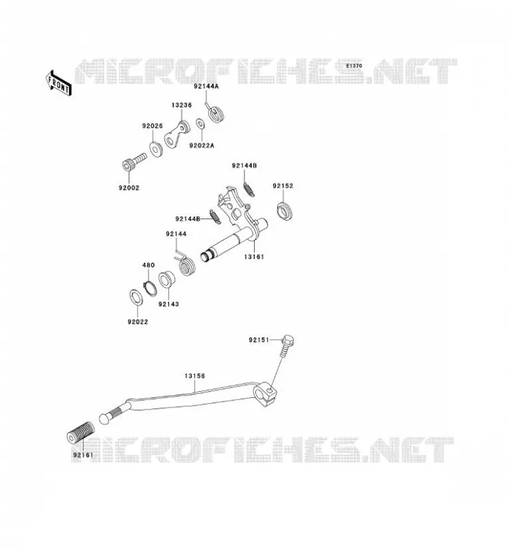 SELECTEUR Kawasaki MOTOS 650 2006 W650  EJ650C6F