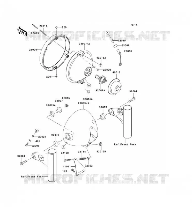OPTIQUE(S) Kawasaki MOTOS 800 2011 W800  EJ800ABF