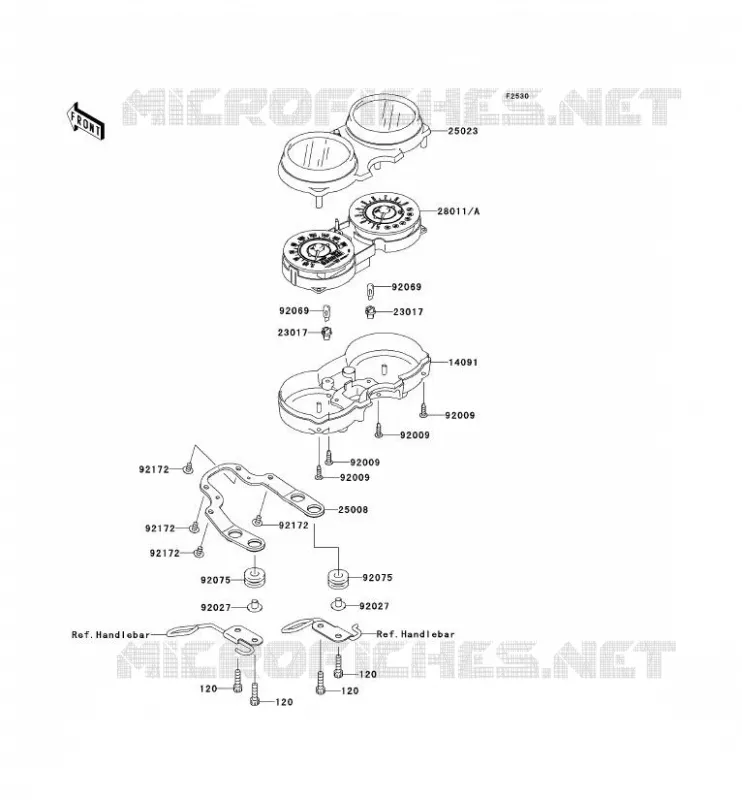 COMPTEURS Kawasaki MOTOS 800 2012 W800  EJ800ACF