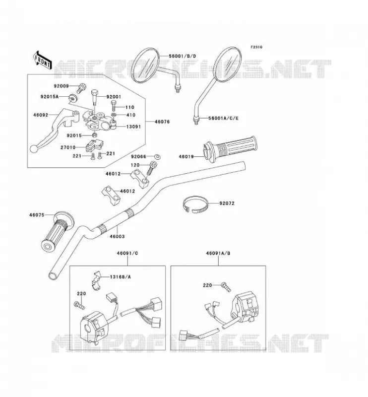 GUIDON Kawasaki MOTOS 250 1990 ELIMINATOR 250  EL250-D1