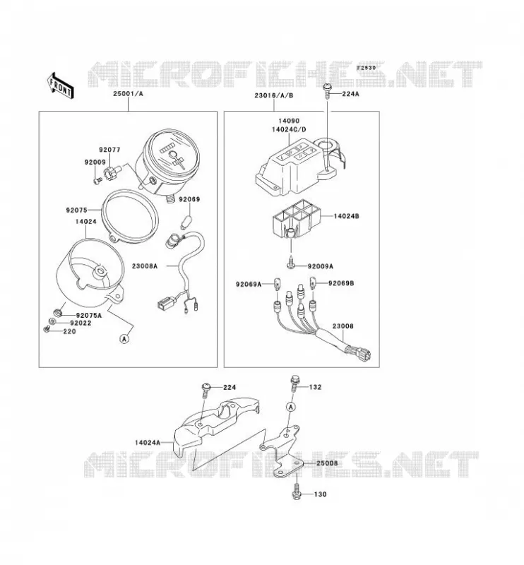 COMPTEURS Kawasaki MOTOS 250 1994 ELIMINATOR 250  EL250-D5