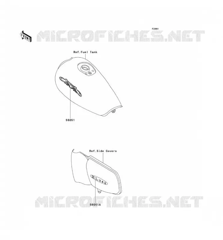 STICKER Kawasaki MOTOS 250 1996 ELIMINATOR 250  EL250-F2