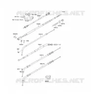 CABLES pour Kawasaki EN500