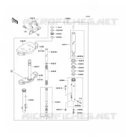 FOURCHE pour Kawasaki EN500