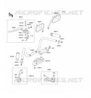 GUIDON pour Kawasaki EN500
