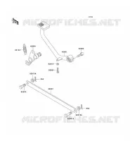 PEDALE DE FREIN/TORQUE LINK pour Kawasaki EN500
