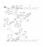 POT D'&Eacute;CHAPPEMENT pour Kawasaki EN500