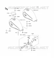 RESERVOIR CARBURANT pour Kawasaki EN500