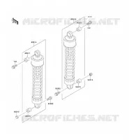 SUSPENSION/AMORTISSEUR pour Kawasaki EN500