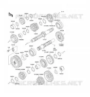 TRANSMISSION pour Kawasaki EN500