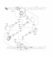 CLIGNOTANTS pour Kawasaki EN500