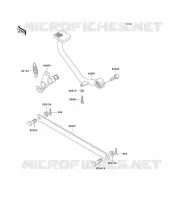 PEDALE DE FREIN/TORQUE LINK pour Kawasaki EN500