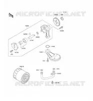 POMPE A HUILE/FILTRE &Agrave; HUILE pour Kawasaki EN500