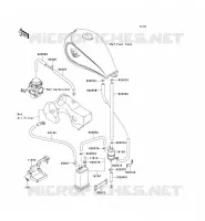 SYSTEME D'EVAPORATION CARBURANT pour Kawasaki EN500