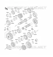 TRANSMISSION pour Kawasaki EN500