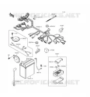 CHASSIS EQUIPMENT ELECTRIQUE pour Kawasaki EN500