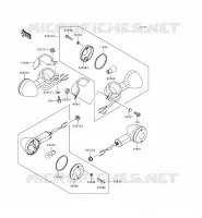 CLIGNOTANTS pour Kawasaki EN500