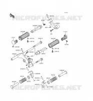 REPOSE PIED pour Kawasaki EN500