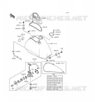RESERVOIR CARBURANT pour Kawasaki EN500