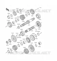 TRANSMISSION pour Kawasaki EN500