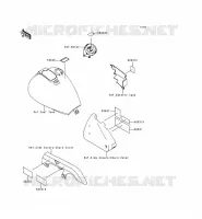 LABEL pour Kawasaki EN500 LTD