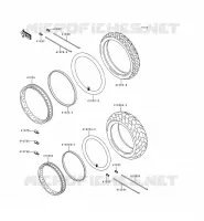 PNEUS pour Kawasaki EN500 LTD