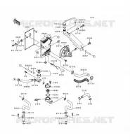 RADIATEUR pour Kawasaki EN500 LTD