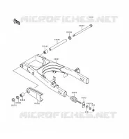BRAS OSCILLANT pour Kawasaki EN500 LTD