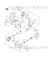 CLIGNOTANTS pour Kawasaki EN500 LTD