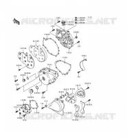 COUVERCLES MOTEUR pour Kawasaki EN500 LTD