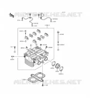 CULASSE pour Kawasaki EN500 LTD