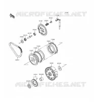 EMBRAYAGE pour Kawasaki EN500 LTD