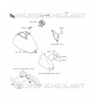 LABEL pour Kawasaki EN500 LTD