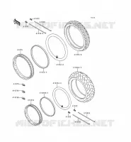 PNEUS pour Kawasaki EN500 LTD
