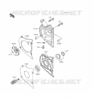 POMPE &Agrave; EAU pour Kawasaki EN500 LTD