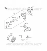 POMPE A HUILE/FILTRE &Agrave; HUILE pour Kawasaki EN500 LTD