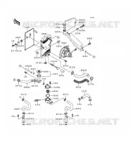 RADIATEUR pour Kawasaki EN500 LTD
