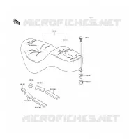 SELLE pour Kawasaki EN500 LTD