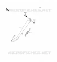 BEQUILLES pour Kawasaki EN500