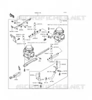 CARBURATEUR pour Kawasaki EN500