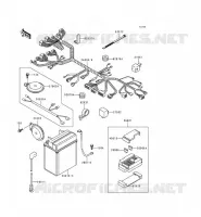 CHASSIS EQUIPMENT ELECTRIQUE pour Kawasaki EN500