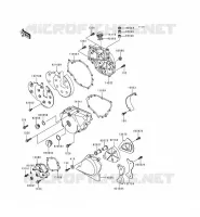 COUVERCLES MOTEUR pour Kawasaki EN500