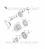 EMBRAYAGE pour Kawasaki EN500