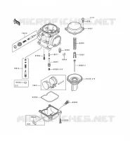 PI&Egrave;CES DE CARBURATEUR pour Kawasaki EN500