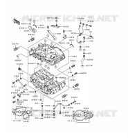 CARTER MOTEUR(S) pour Kawasaki EN500 LTD