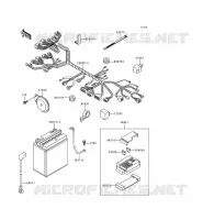 CHASSIS EQUIPMENT ELECTRIQUE pour Kawasaki EN500 LTD