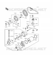 D&Eacute;MARREUR pour Kawasaki EN500 LTD